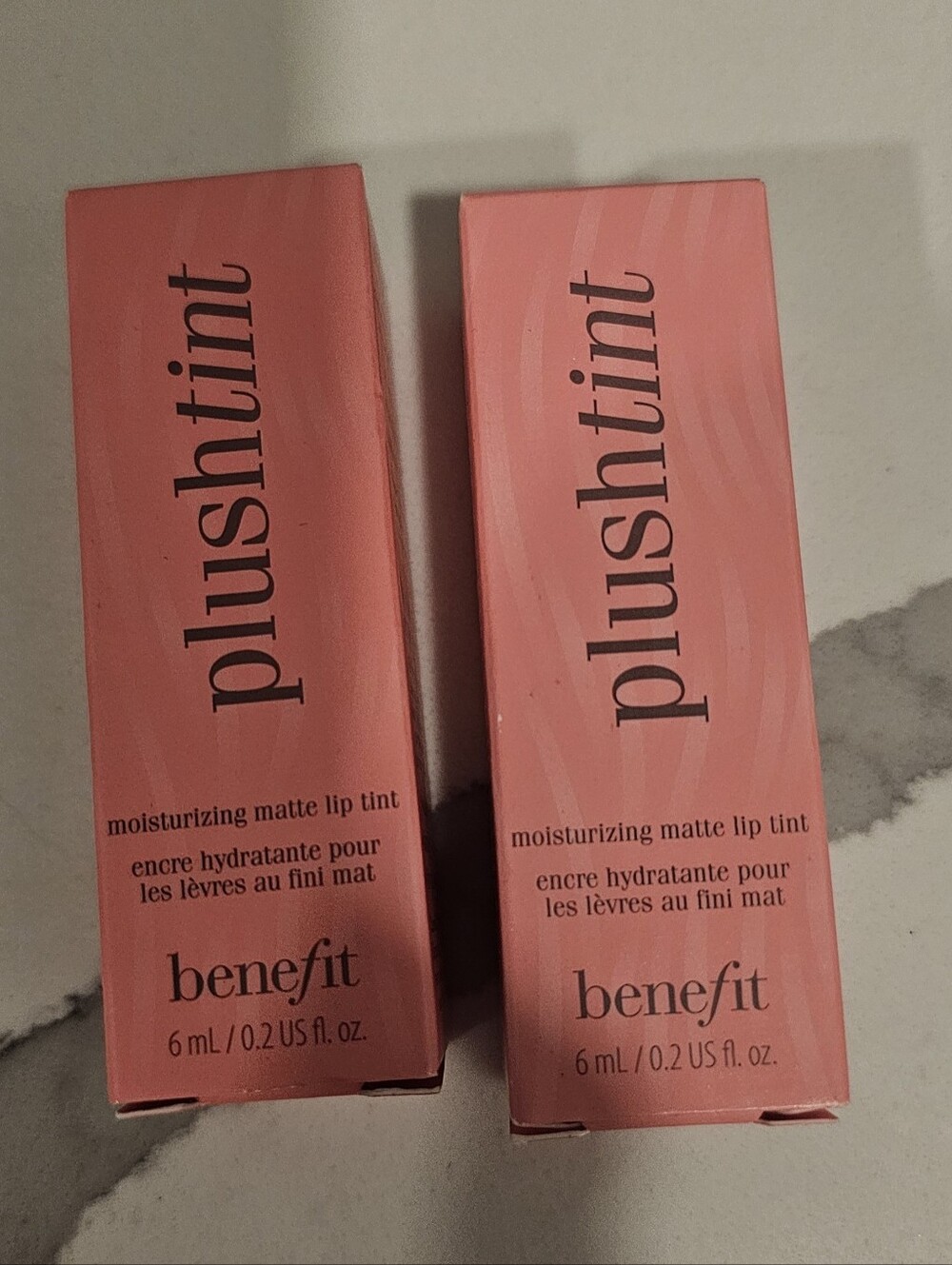 TWO full-size Benefit Plushtint lip tints